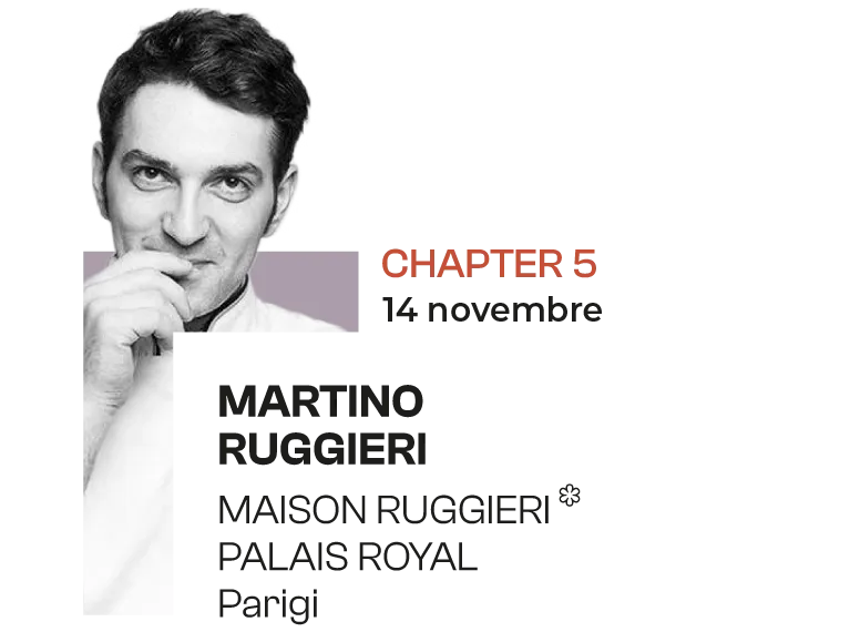 Capitolo 5 - Martino Ruggeri cena stellata presso the suite lab a novembre